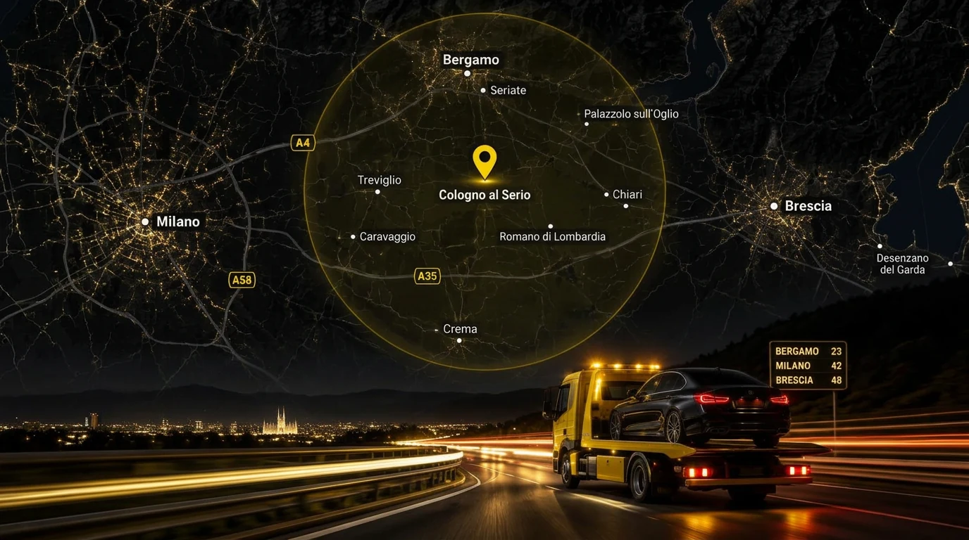 Bergamo · Milano est · Cremona · Lodi